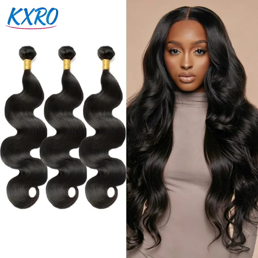 Peruvian Human Hair Bundles Body Wave 26 28 30 inch Virgin Human Hair 3 4 Bundles Women Sew In Quick Weave Raw Hair Extensions