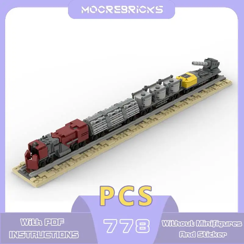 

Hot Selling Railway Train Model MOC-183311 City Transportation Vehicles Building Blocks Bricks Toy Children's Birthday Gift