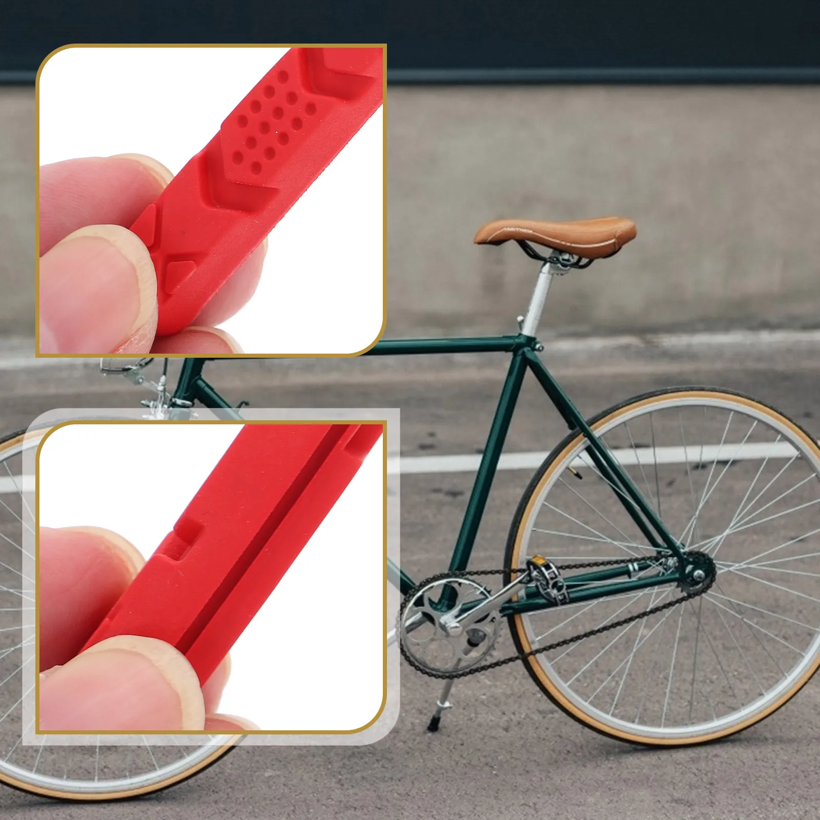 1 ペアロードバイクパッド耐摩耗性交換用折りたたみ自転車サイクリングバイクブレーキブロックプロフェッショナルキャリパーブレーキパッド