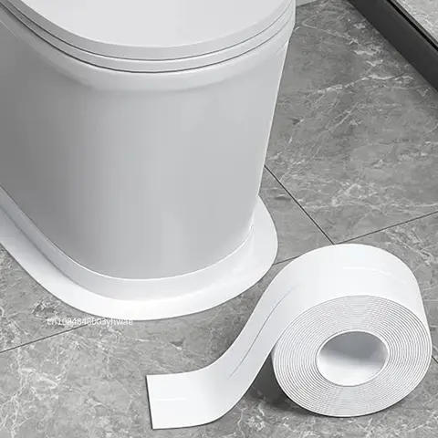 1/2/3.2M Self-adhesive Sealing Tape PVC Oil-Proof Kitchen Sink Edge Caulk Tape Waterproof Bathroom Toilet Corner Wall Stickers