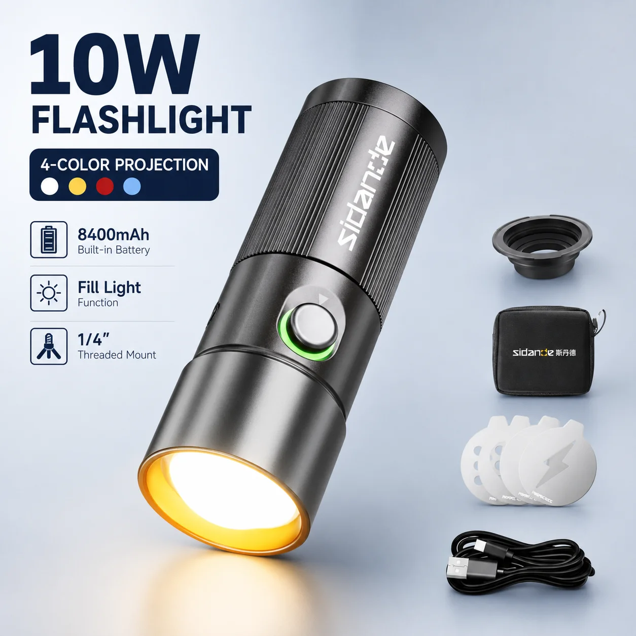 torcia-led-da-10-w-luce-di-proiezione-a-4-colori-luce-di-riempimento-ricaricabile-da-8400-mah-con-attacco-filettato-da-1-4-di-pollice-per-illuminazione-fotografica