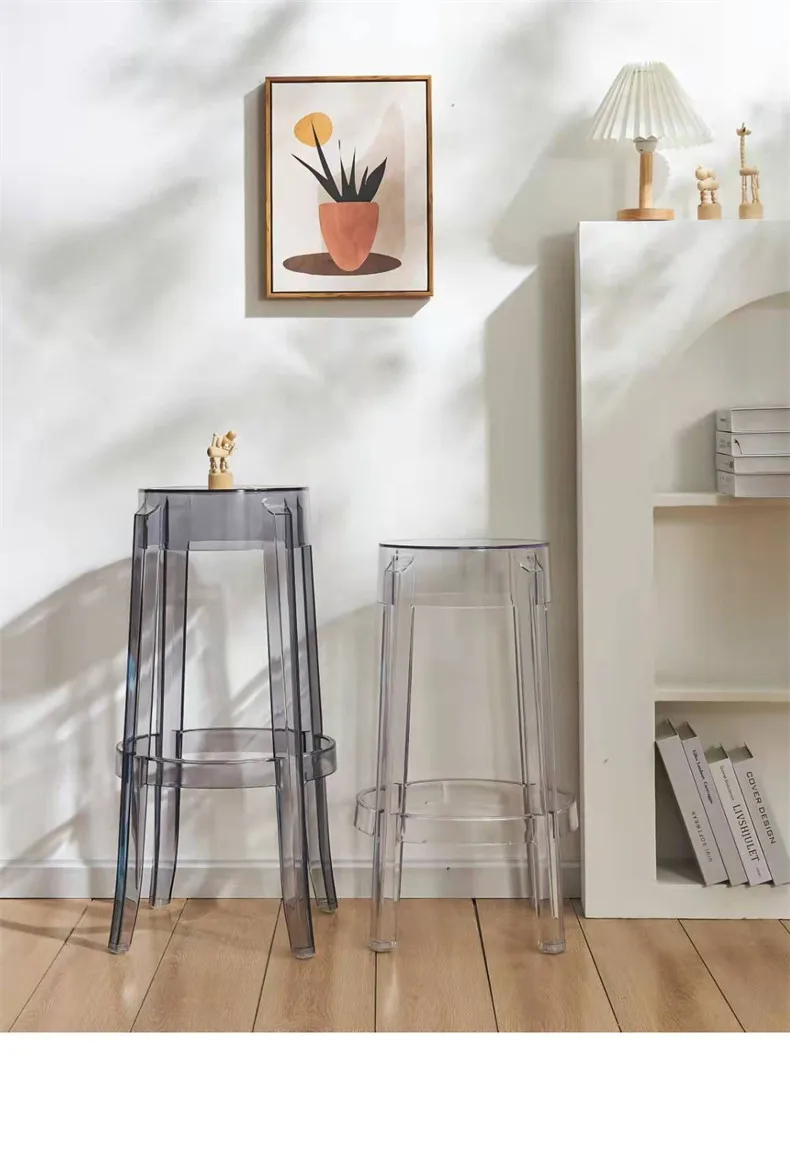 

Transparent Bar Chair Nordic High Stool Acrylic High Stool Home High
