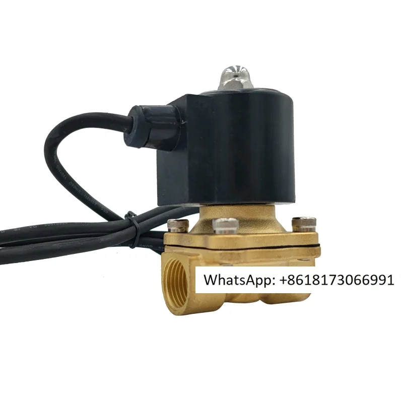 Underwater fountain normally closed waterproof solenoid valve water valve buried 220V switch valve 24V all copper