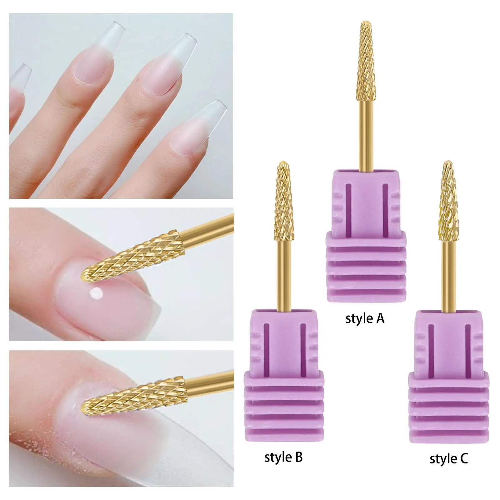 3mm Nail Sanding Bands Mandrel Nail Drill Accessories Portable Nail Drill