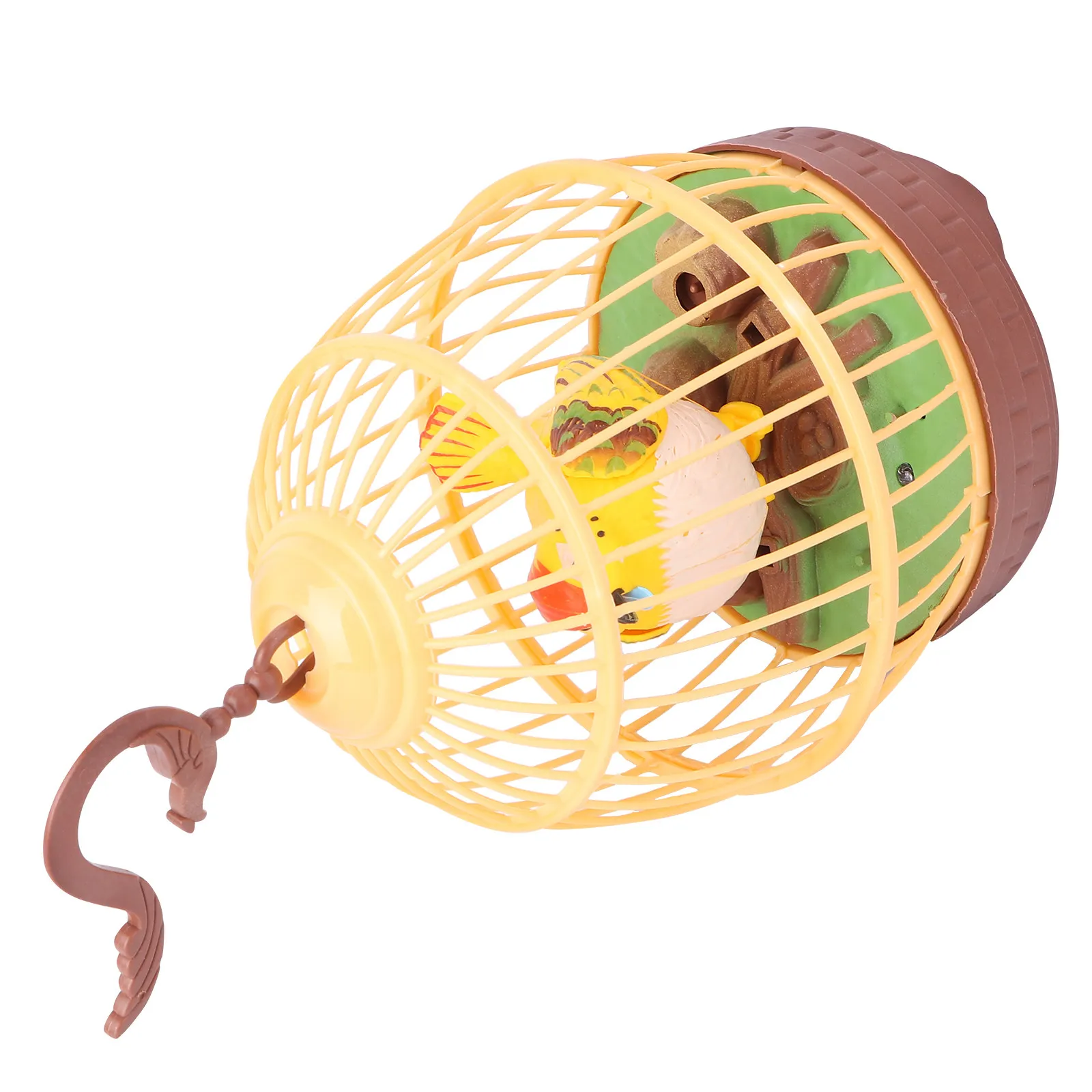 1Pcs Voice Sensor Birdcage Mini Simulation Induction Plaything for Children Educational Kids Electric Simulation Cage