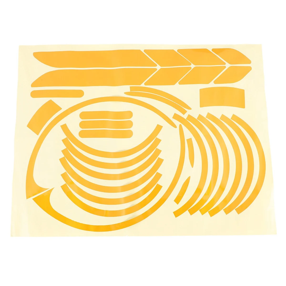 

1 Set Reflective Stickers Scooter Full Set Stickers for MAX G30 Kickscooter Foldable Stickers(Yellow)