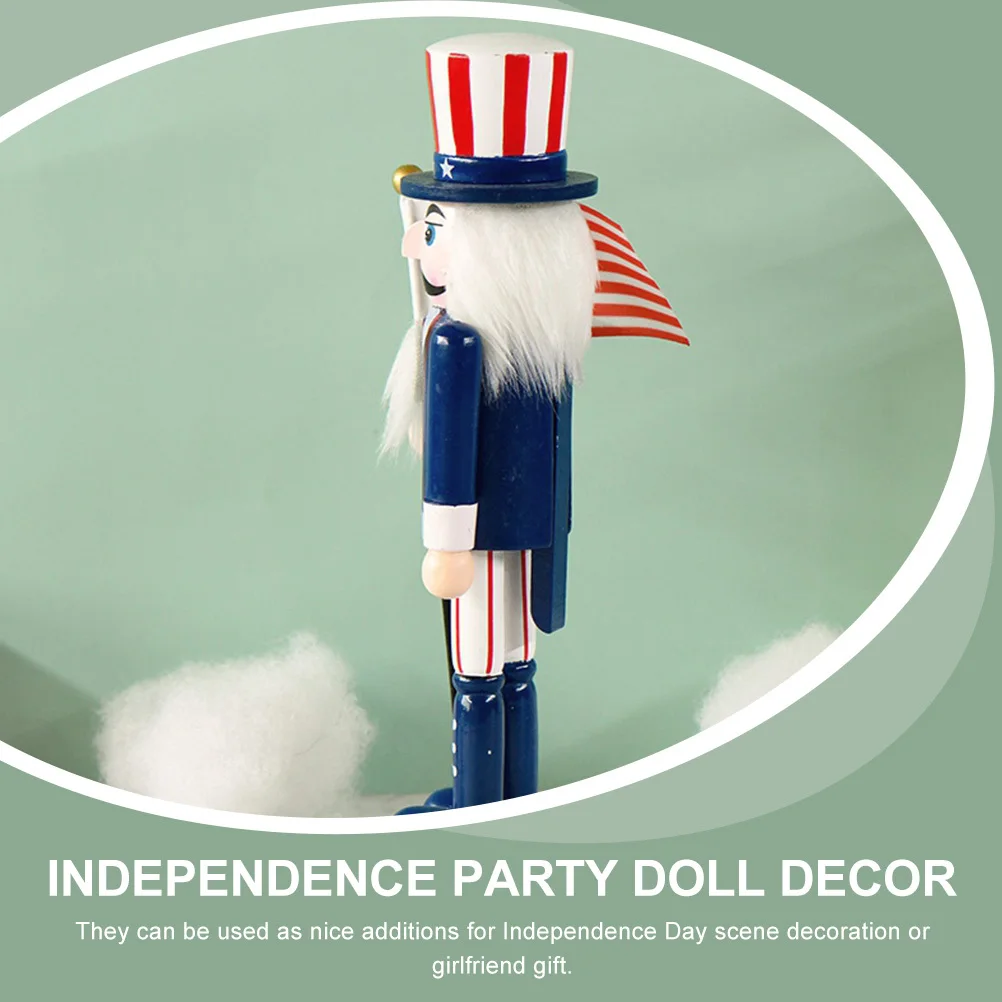 

Independence Day Nutcracker Decor Party Ornament Home Decoration Festival Creative Adorn Prop