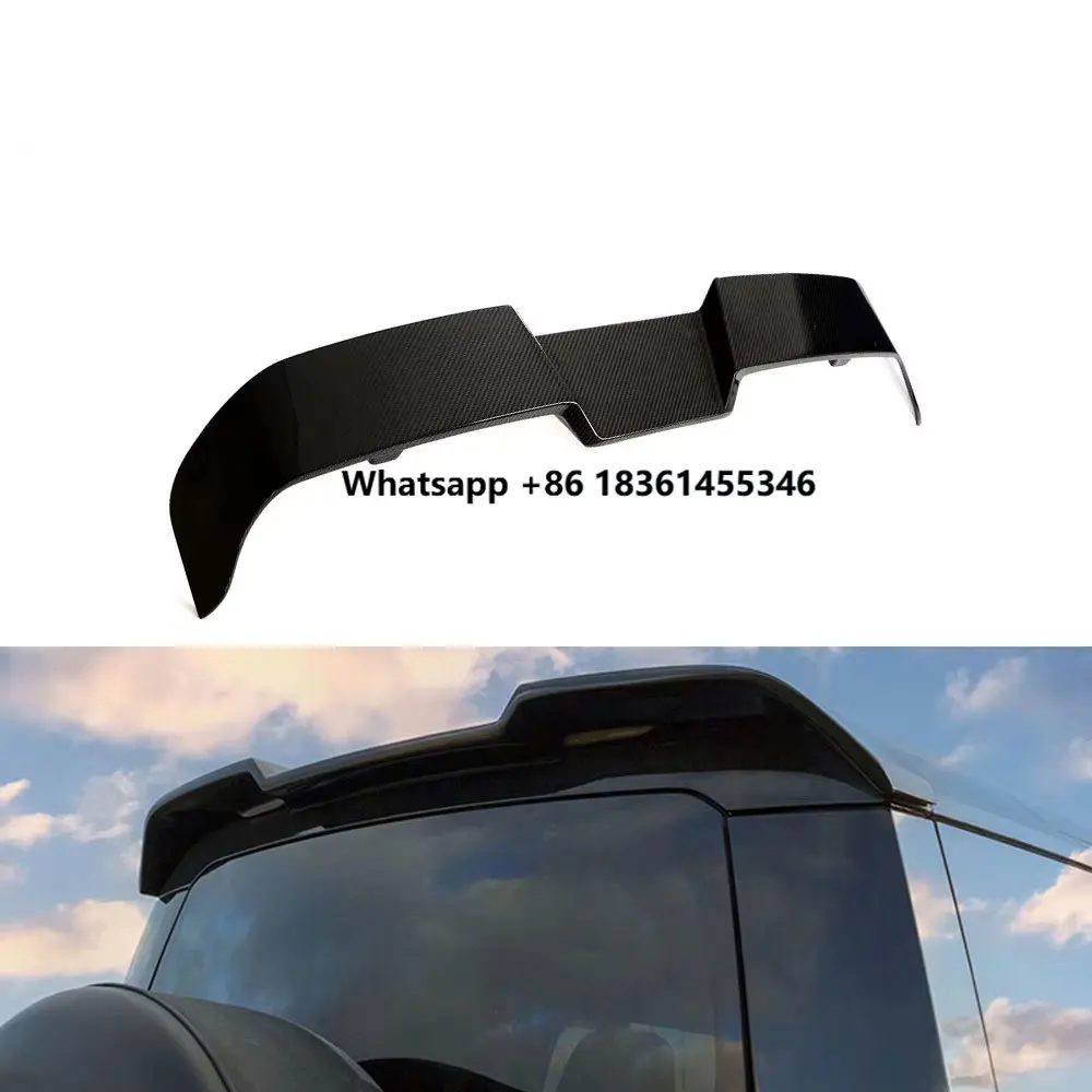 

for Defender Sport Utility 4-Door 2020-2023 Dry Carbon Fiber Rear Roof Spoiler