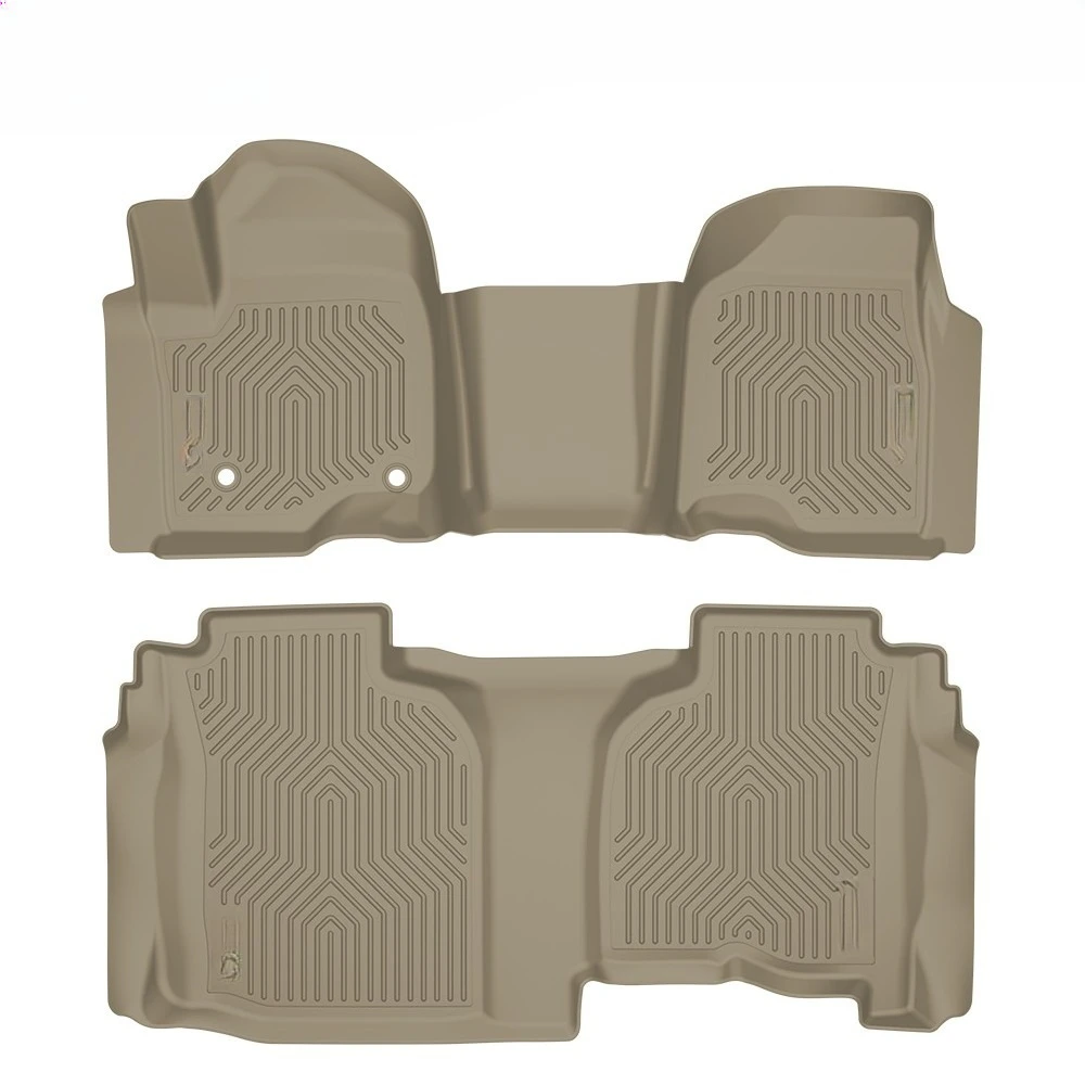 

Коврики TPE для пола, подходят для Chevrolet Silverado/Sierra 1500 Double Cab 2019-2025 годов выпуска