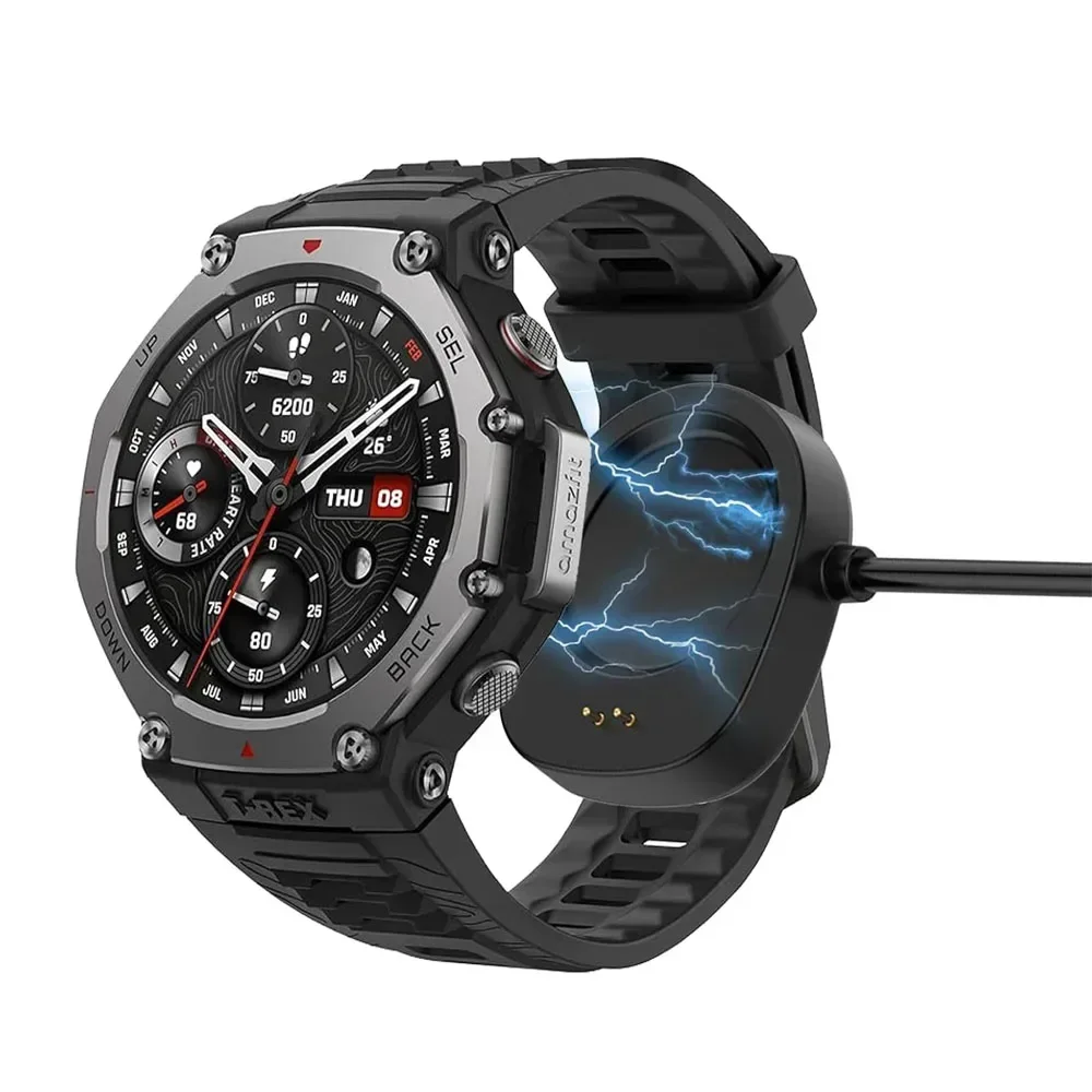 Charger for Amazfit Balance A2286 / T-Rex 3 Smart Watch Charging Cradle Dock Stand Cable Magnetic Cord USB Charge Replacement