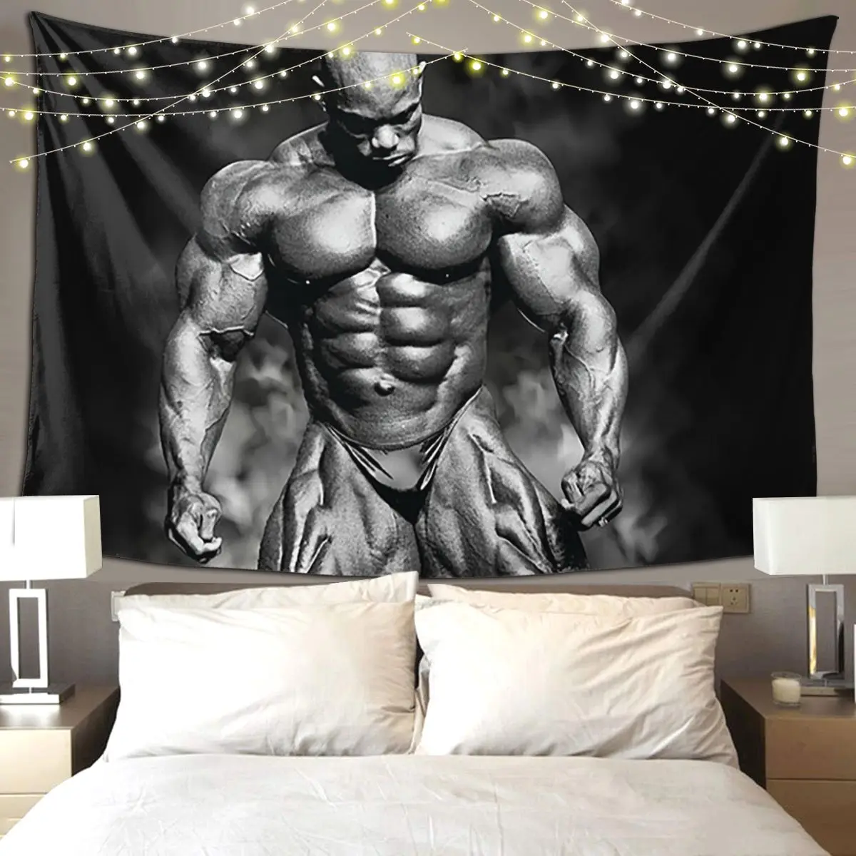 

Гибкий гобелен для бодибилдерника, художественный настенный гобелен, эстетическое украшение дома, гобелены для гостиной, спальни, комнаты в общежитии