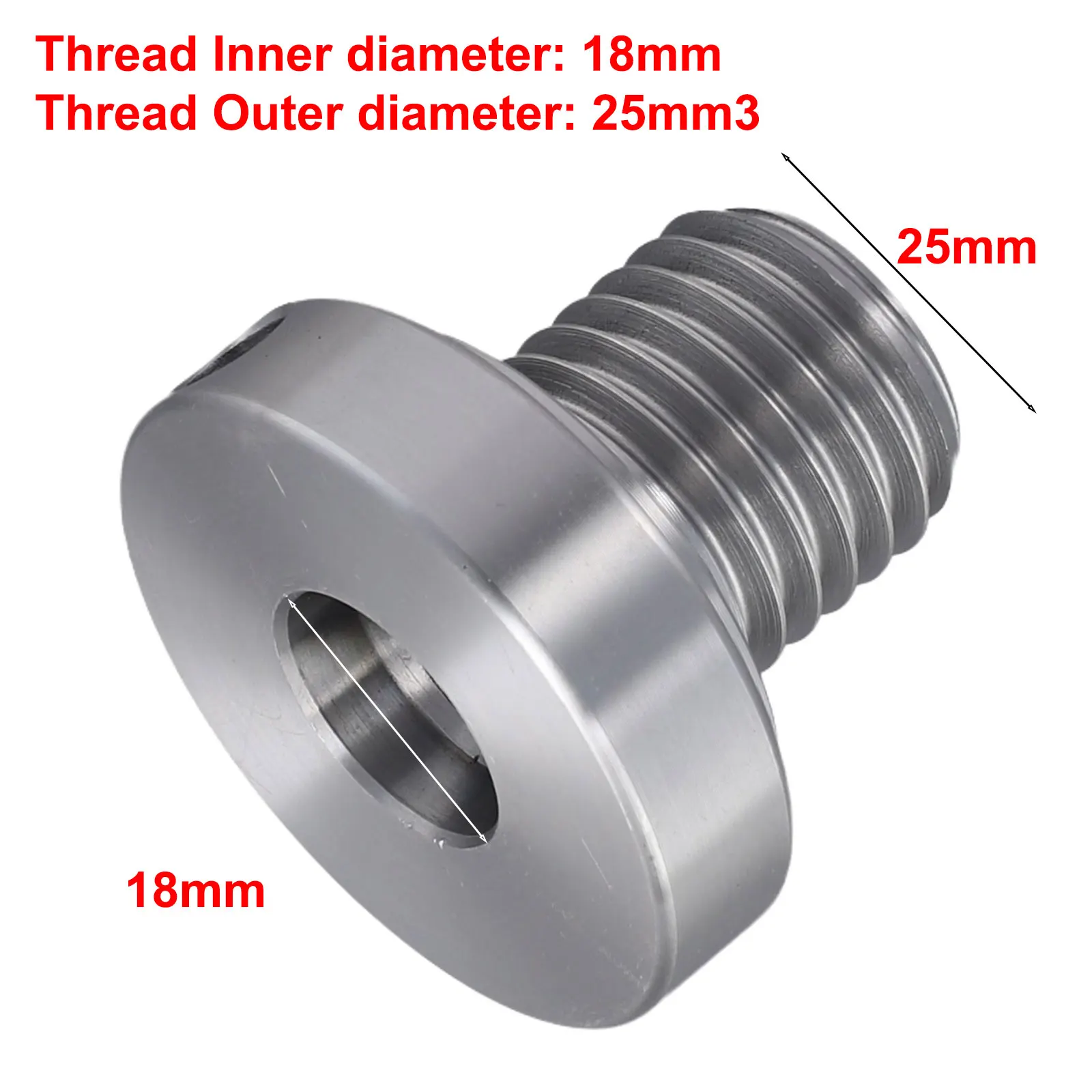 Threaded Spindle Adapter for Wood Lathe Chuck Suitable for Wood Turning Lathe Applications with Multiple Thread Options