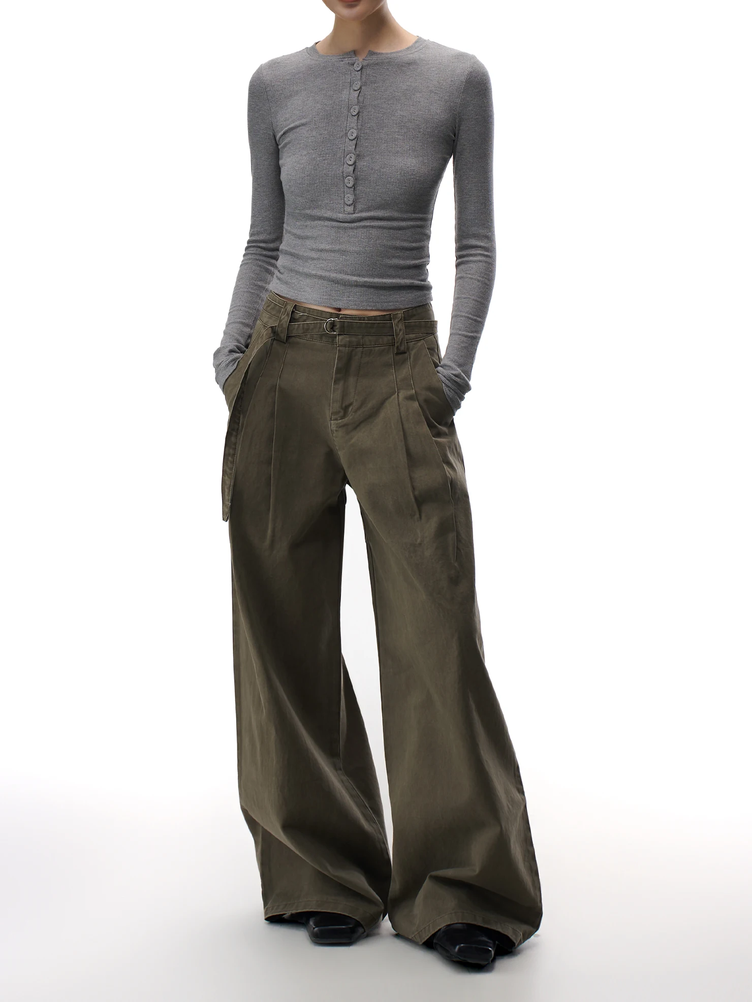 

Американские ретро-брюки кофейного цвета с широкими штанинами, повседневные, женские, прямого кроя, весенние, новые, с высокой талией, на молнии, хлопковые, женские брюки