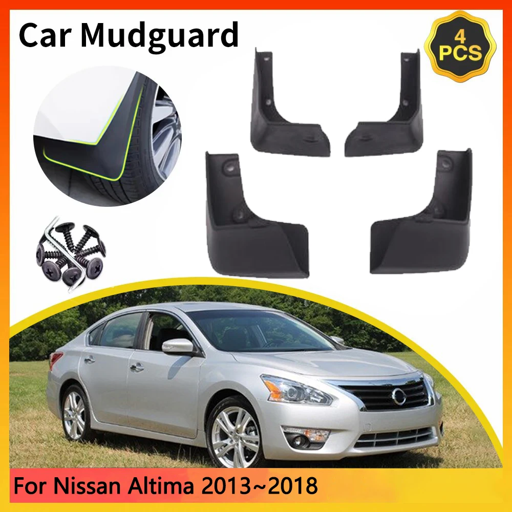 For Nissan Altima L33 Teana MK5 2013~2018 2014 Car Mudguards Mudflap Mudguard Splash Guards Mud Flaps Fender accessories Auto