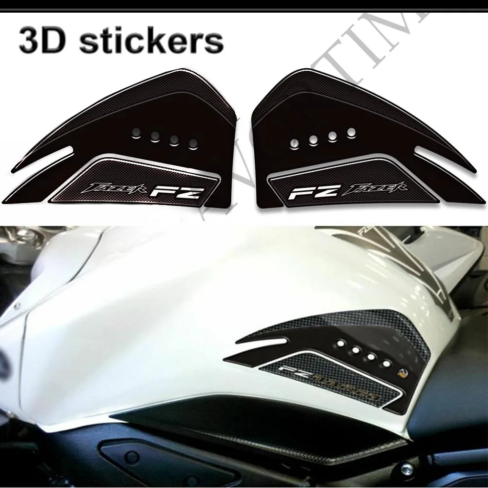 For Yamaha FAZER FZ FZ6 FZ6N FZ8 FZ8N FZ1 FZ1000 FZ07 FZ09 FZ10 Protector Tank Pad Grips Gas Fuel Oil Kit Knee Decals Stickers