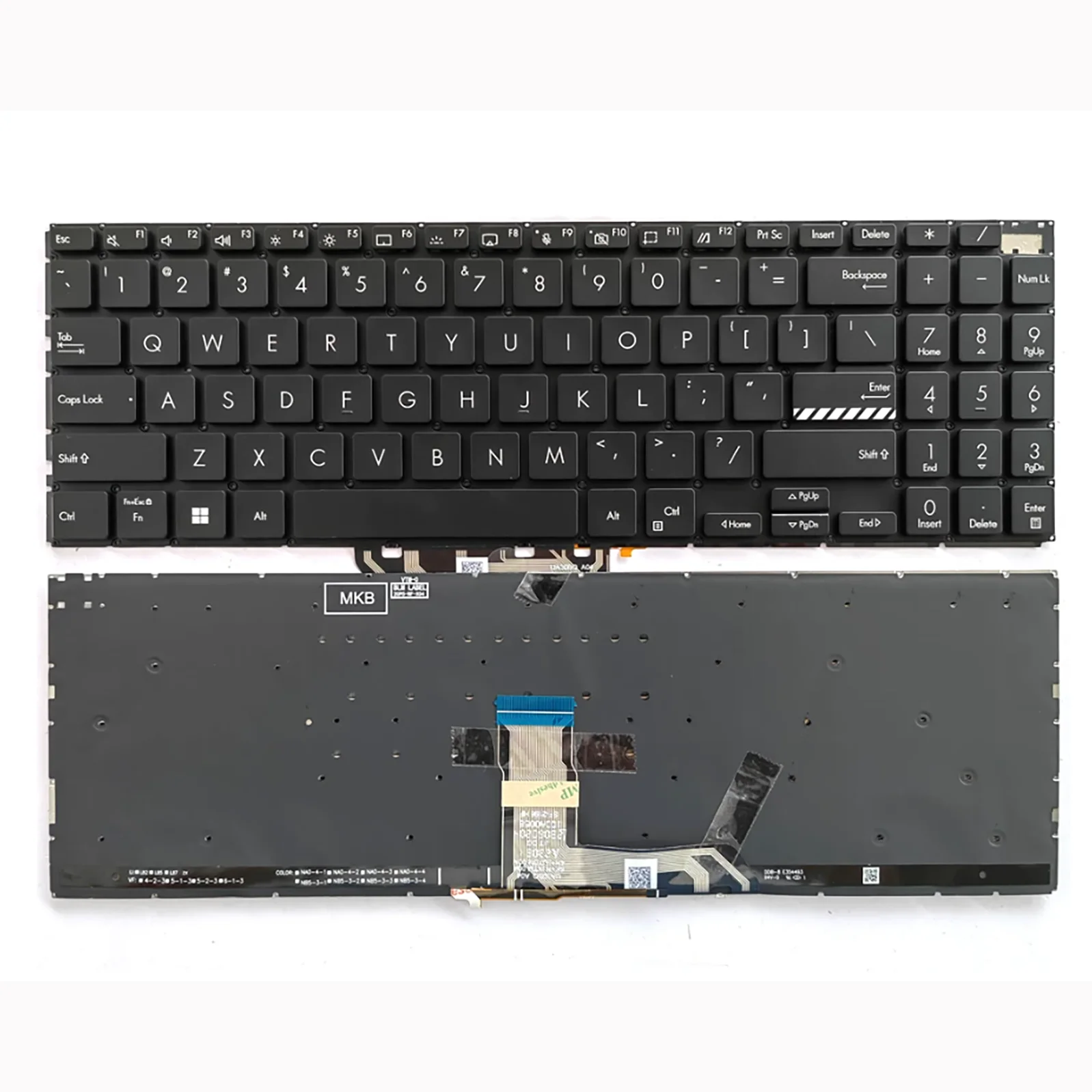 US Layout for ASUS M3500 M3500Q M7600 M7600Q M7600R M6500 Q/R/X/I Laptop Keyboard