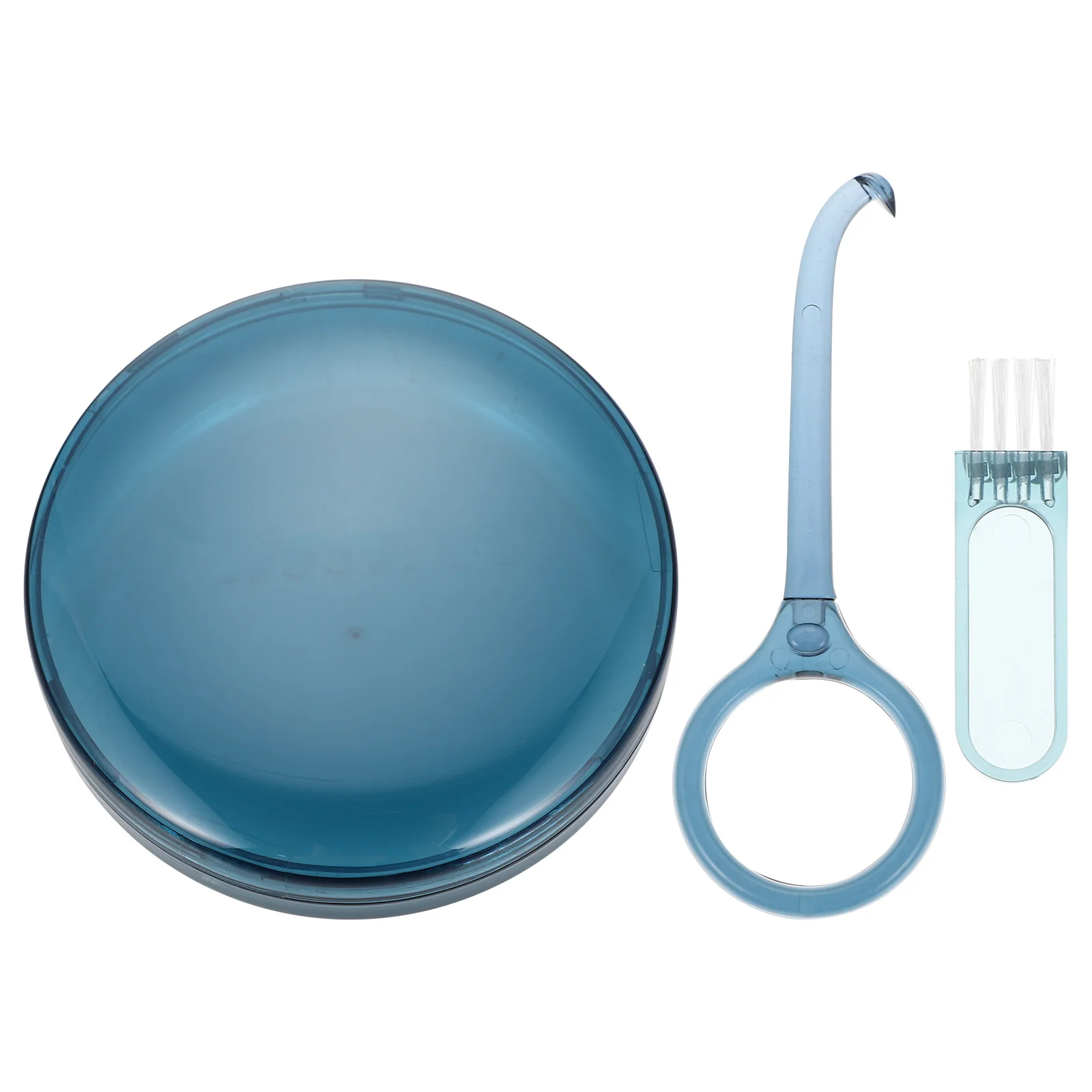 

1 Set Portable Denture Case Anti-Scratch Storage Box Travel Retainer Case Invisible Brace Container Compact Waterproof False
