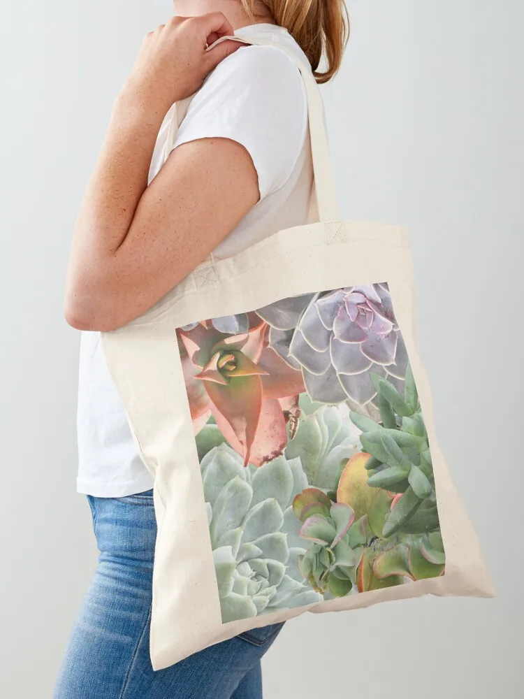 

Succulent Style Tote Bag Shopping bags custom bags tote bags men shoping bag