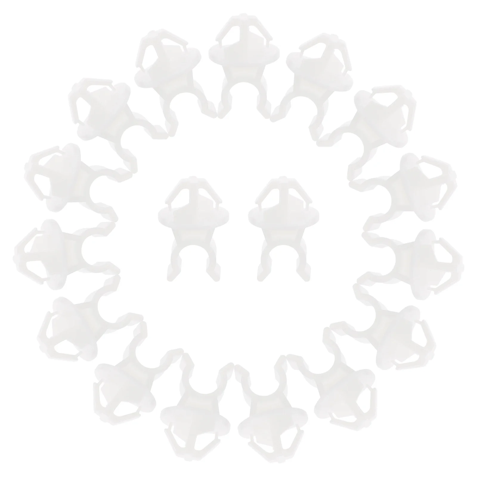 

20 шт., зажимы для держателя штанги капота, универсальный кронштейн для поддержки капота автомобиля, нержавеющий, безопасный, подходит для установки крышки двигателя