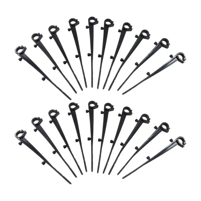 652F 20Pcs Outdoor Gutter Filter Clips Gutter Brush Clamps Plastic Fixing Clips