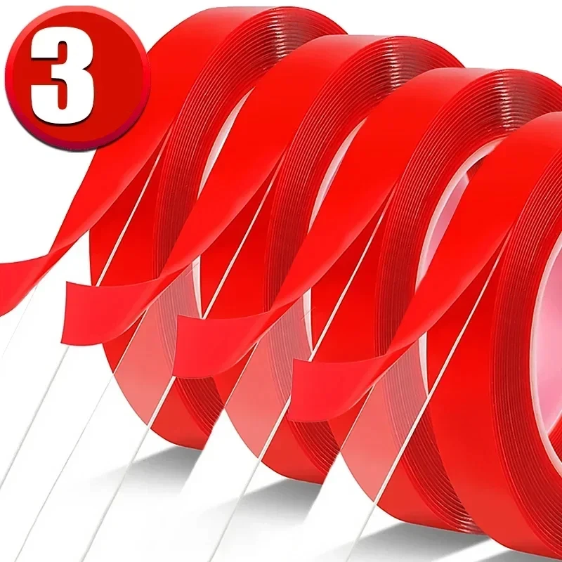 Double Sided Adhesive Super Strong Transparent Acrylic Foam Adhesive Tape No Traces Sticker