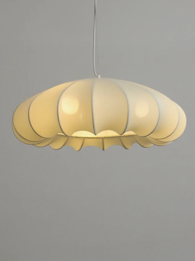 

Nordic Fabric Ceiling Chandelier Living Room Bedroom Hanging Lamp Home Decor Dining Table Light Lustre Indoor Lighting Fixtures