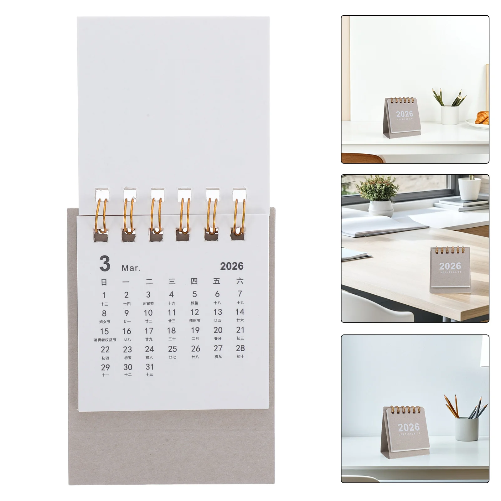 

Mini 2026 Small Desktop Thick Paper Daily Task Planner Office Organizer Tabletop Decor Block For Desk Mini Desktop Pad Tear Off