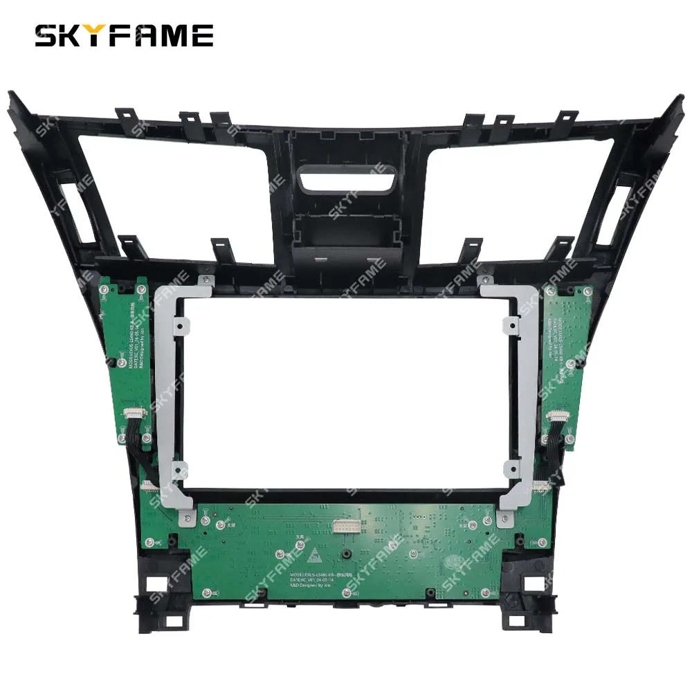 SKYFAME Car Frame Fascia Adapter Canbus Box Decoder Android Radio Dash Fitting Panel Kit For Lexus LS460 LS600