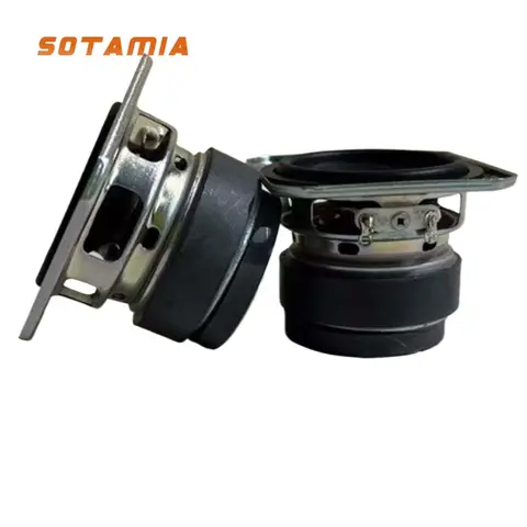 SOTAMIA 2PCS 2 인치 풀 레인지 스피커 4 옴 15w 고출력 가정용 휴대용 블루투스 스피커 홈 시어터 사운드 시스템