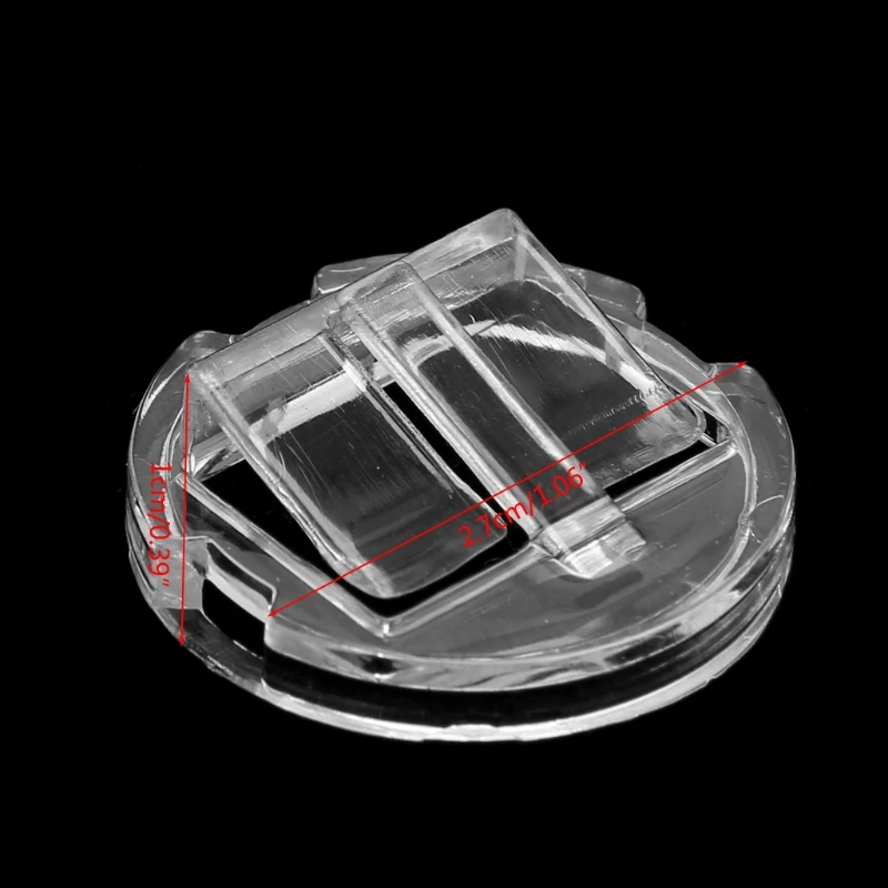 

Clear Plastic Crystal Ring Jewelry Holder Wedding Finger Ring Showcase