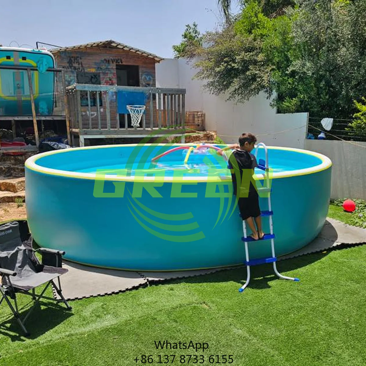 Popular Drop Stitch Inflatable Pool For Swimming Pool Swimming For Outdoor Best Selling Inflatable Pool & Accessories