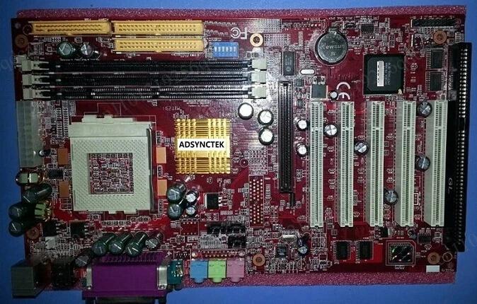 New Original 694 694T ISA IPC Mainboard 370 CPU, ISA Motherboard 5*PCI LPT ISA 2*COM Industrial Computer Embroidery Machine