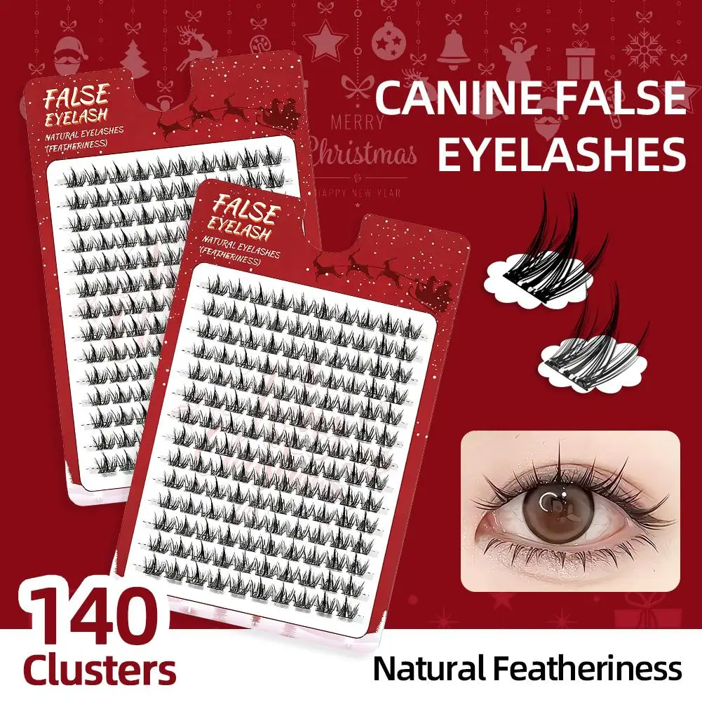 14 صفًا رموش صناعية ذات سعة كبيرة خالية من الغراء رموش ثلاثية الأبعاد لتقوم بها بنفسك رموش مكياج مجموعات تمديد واحدة C3Y6 #3