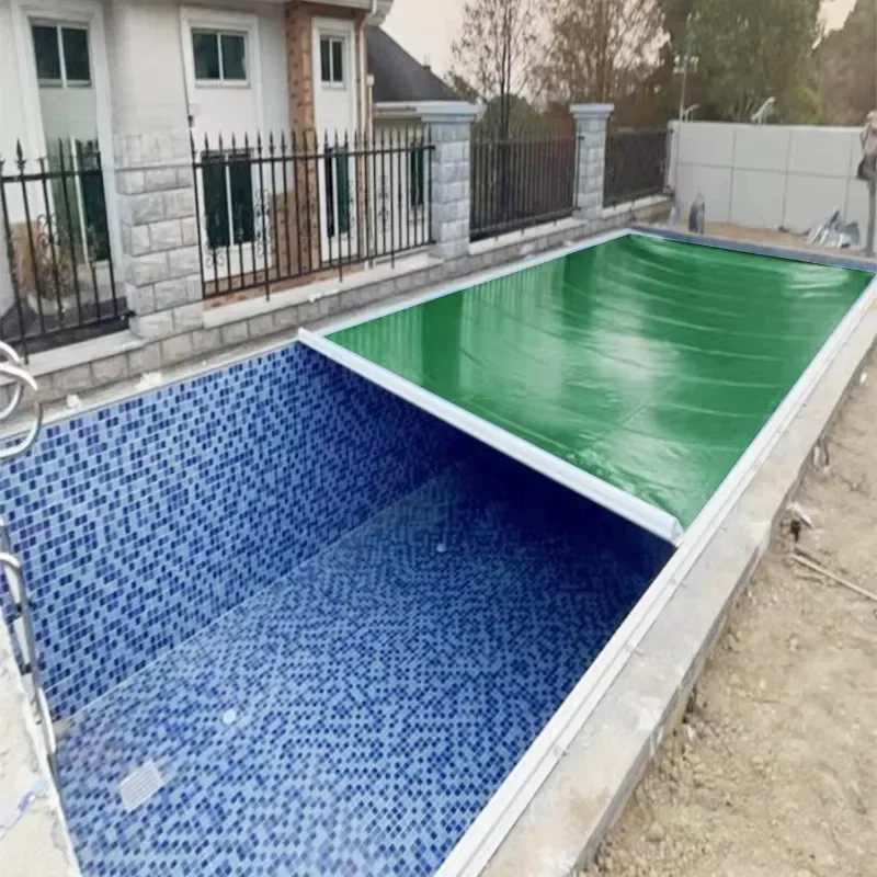 High Quality Custom Solid Safety Net Cloth for PVC In-Ground Outdoor Swimming Pools Hot Selling Dust Cover