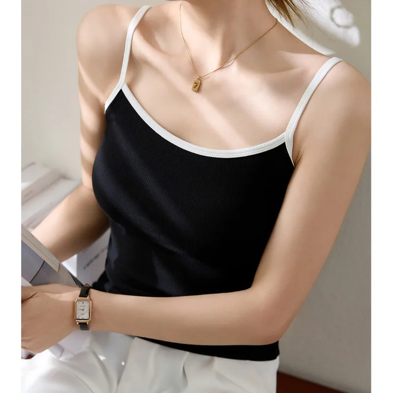 Kamizelka damska z czystej bawełny, nowy styl do noszenia na zewnątrz, kamizelka wewnętrzna