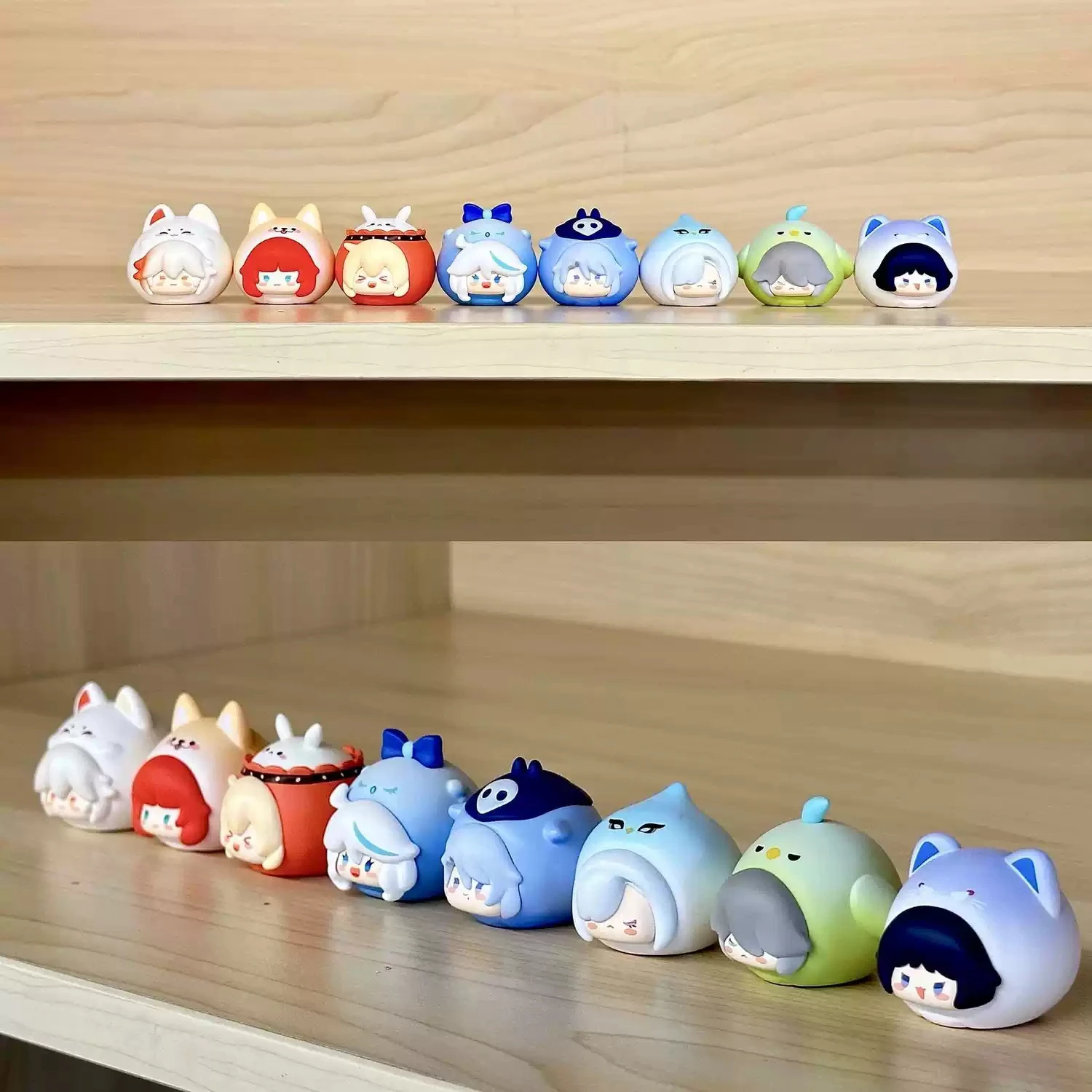 Genshin Impact Cute Cubs Party Mini Blind Bag Figurine Anime Peripheral Sammlerstück Trendiges Spielzeug für Schreibtischdekoration Erwachsenenkollektion – Detail 8