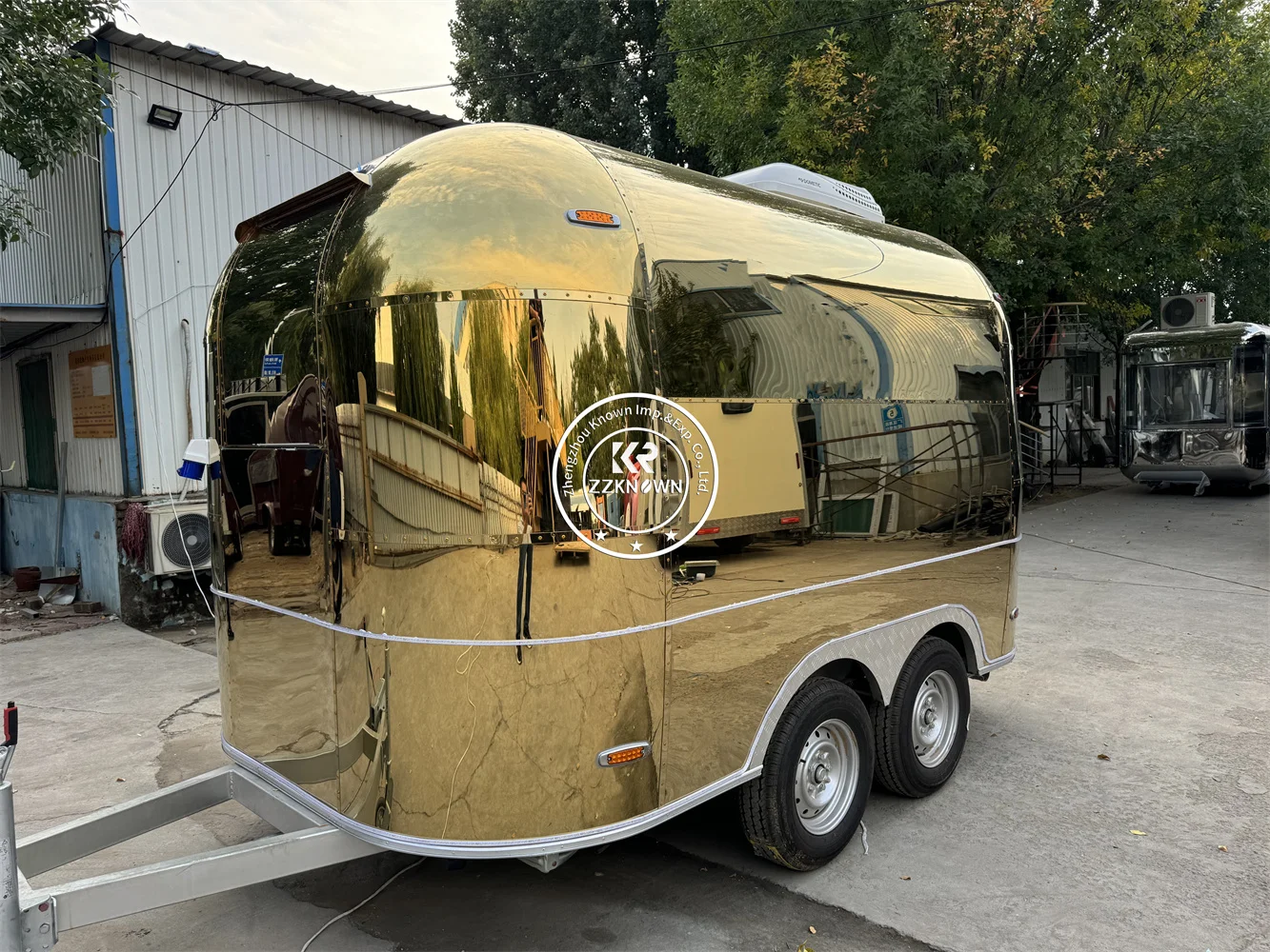    Food Trailer Catering Hot Dog Cart Food Trailer Usa Concession Coffee Gold Food Trailer