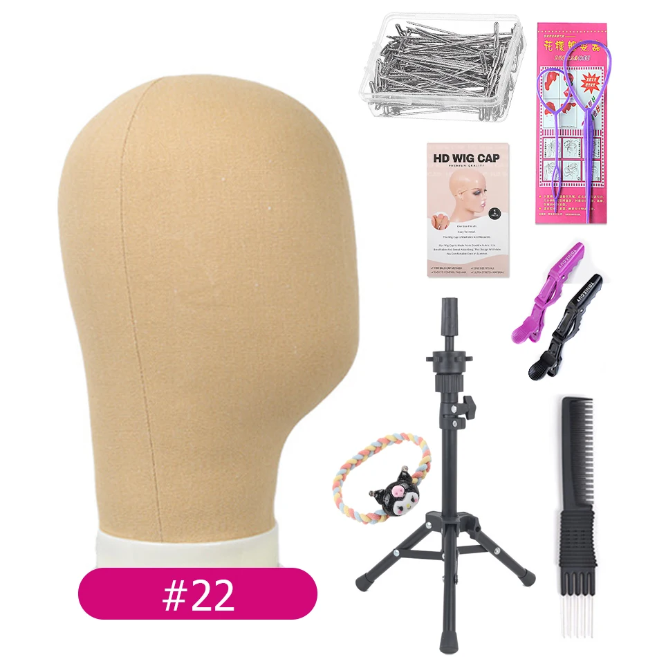 Adjustable Wig Tripod Stand for Display and Training