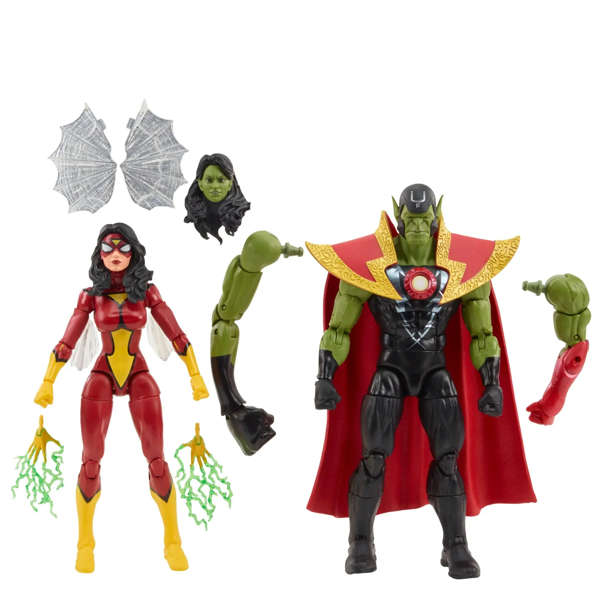 Marvel Legends 60th Anniversary Avengers Beyond Earth' Mightiest Skrull Queen Super-Skrull 2-Pack 6