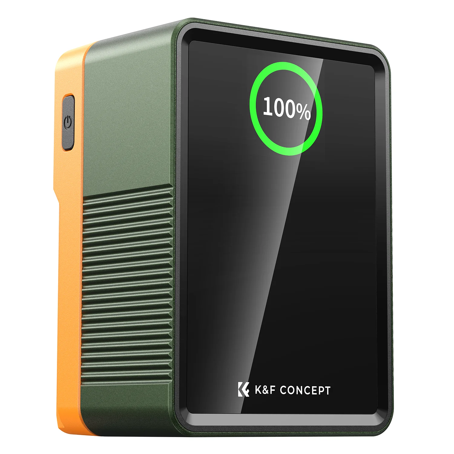 بطارية K&F CONCEPT V99 Pro Mini V-Mount 99Wh 100W شحن سريع ثنائي الاتجاه 6 منافذ بطارية إخراج شاملة