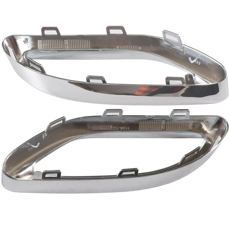 2 Pair Rear Exhaust Pipe Trim Bezel Fit For Mercedes W177 A W238 E W205 C 2058852221,2058852321