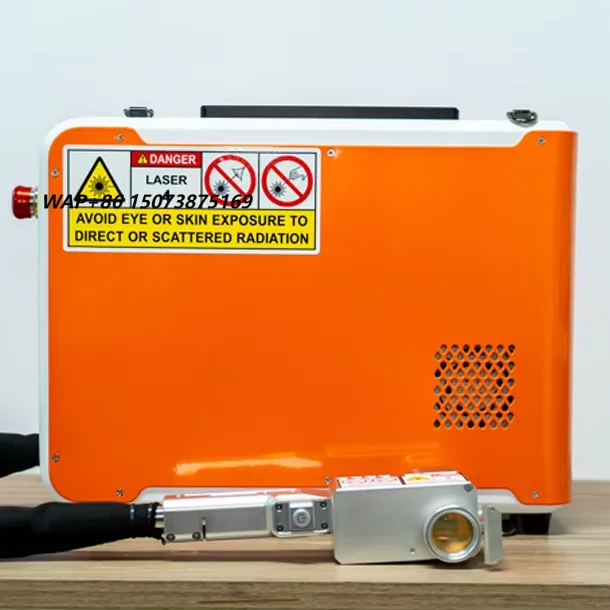 Advanced 100W Portable Cleaning Device for Rust Paint Oil Carbon Deposit Removal on Machinery Metal Tools Wooden Panels