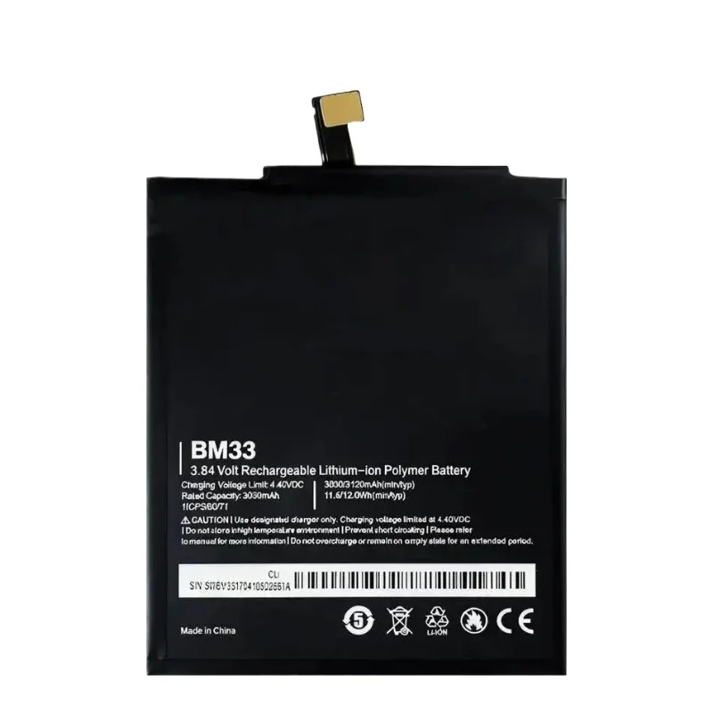 For BM33 3.84V 3030mAh Mobile Phone Rechargeable Battery