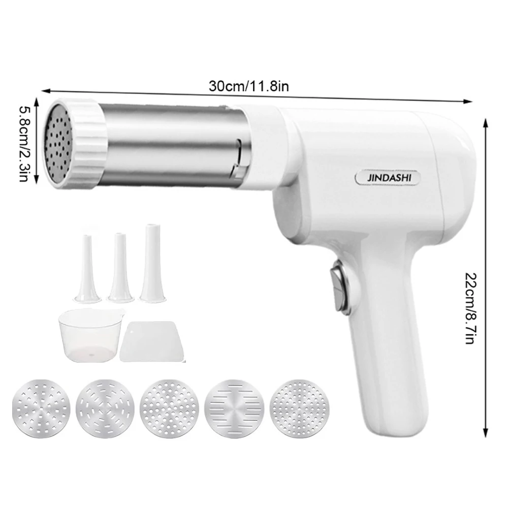 

Electric Handheld Noodle Press Cordless Noodle Maker Portable Home Appliances Outdoor Kitchen Home Breakfast Smart Maker