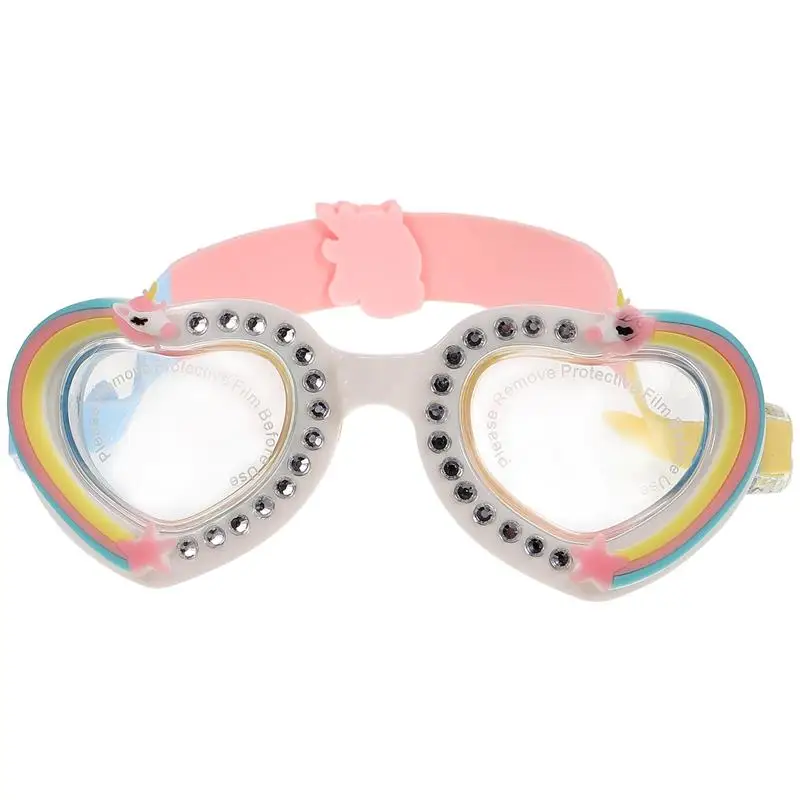 Swimming Goggle for Children Kids Swim Eye Protector Heart Shape Swim Goggle Toddlers Goggle