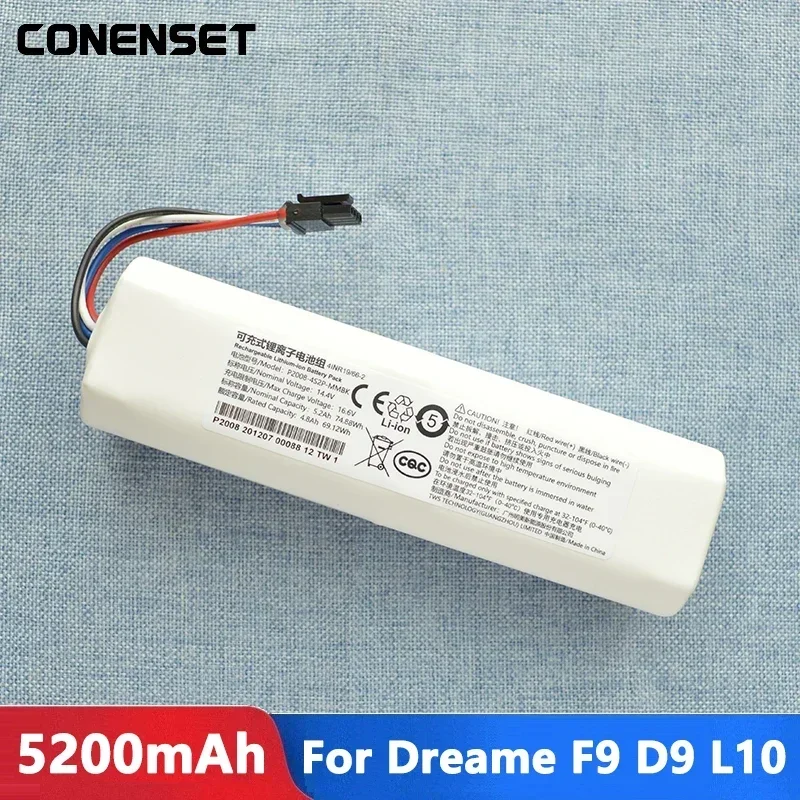 14.4V Replacement Battery For Xiaomi X10 + PLUS B101GL B101CN B105CN OMNI 1S Mijia 1T STYTJ05ZHM Robotic Vacuum Cleaner Parts