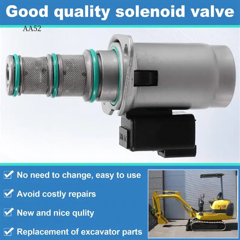 

AS-42N-64-11721 High Quality Solenoid Valve For Komatsu PC95 PC12R-8 Excavator Electric Parts SV98-T39 24V