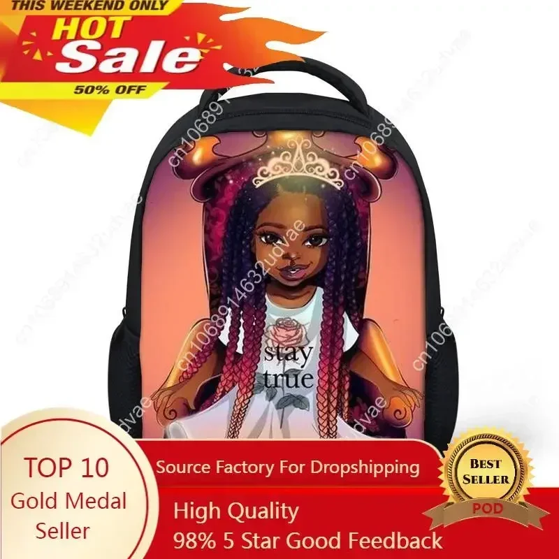 Afro Baby Girl  Bags for Girls Tollder Kids Boys Cartoon Storage Backpackbag Children Cute Shoulder Bags Travel Mochila