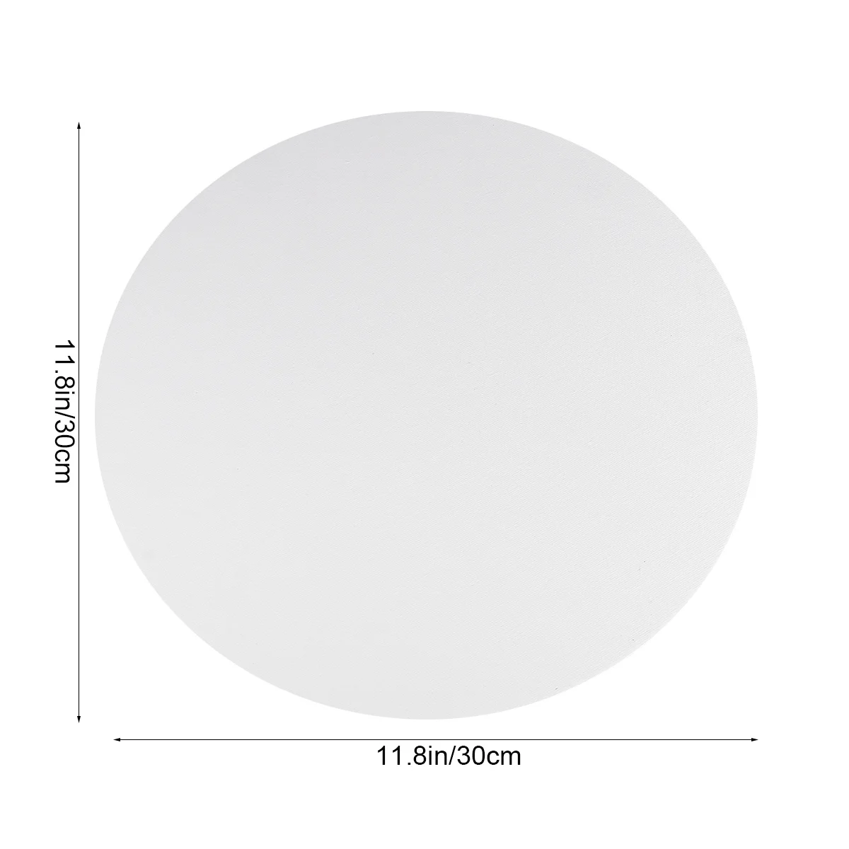 1Pcs Round Canvas Board 40Cm High Quality Artist Canvas Panel Suitable for Oils Acrylic Tempera Painting Drawing Gift