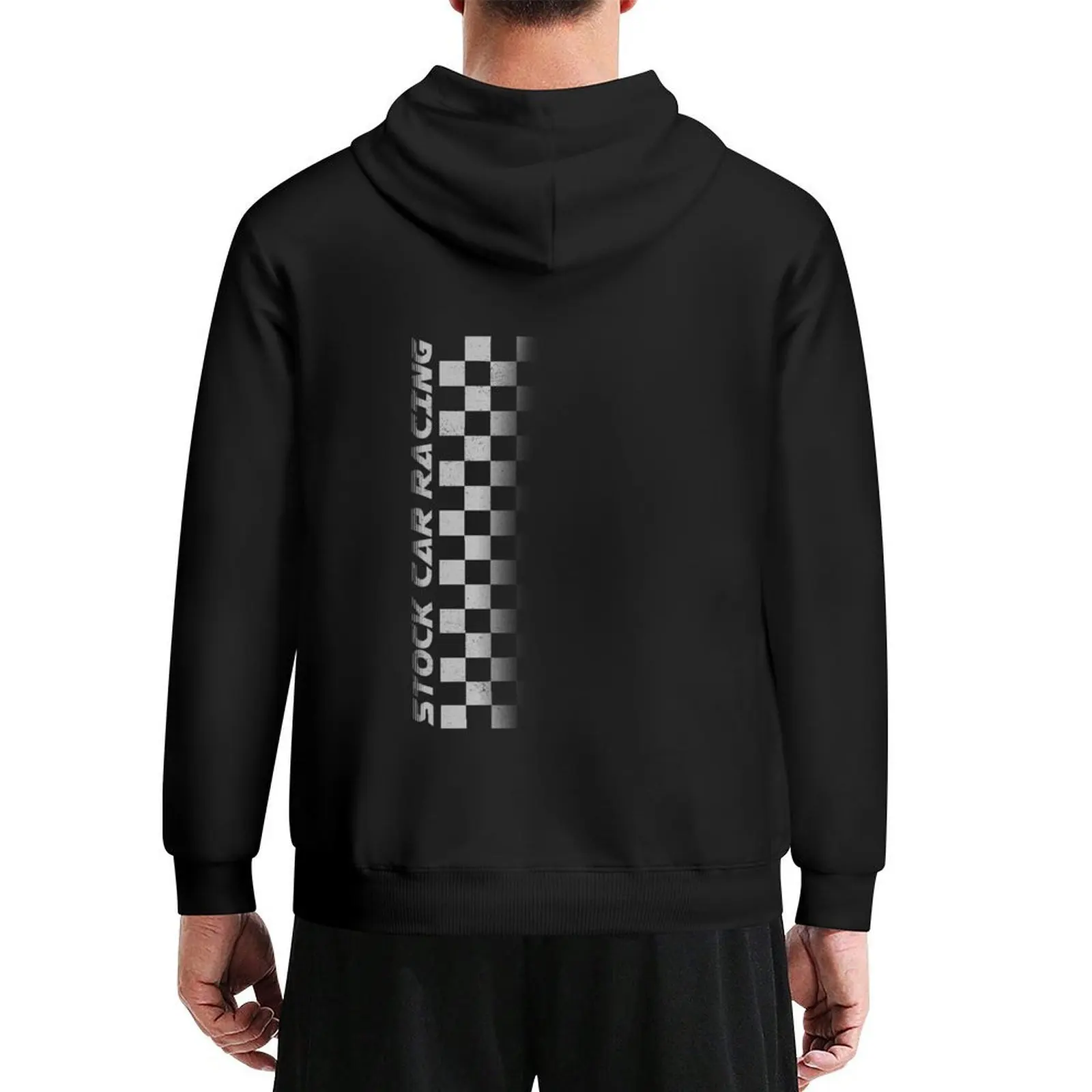 

Stock Car Racing chequered flag side design Hoodie fashion men autumn new products autumn clothes new in hoodies